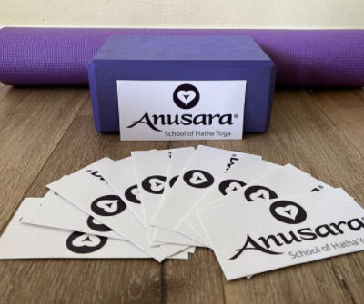 Anusara Schule des Hatha Yoga-Aufklebers