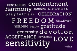 connect with divine feminine word cloud